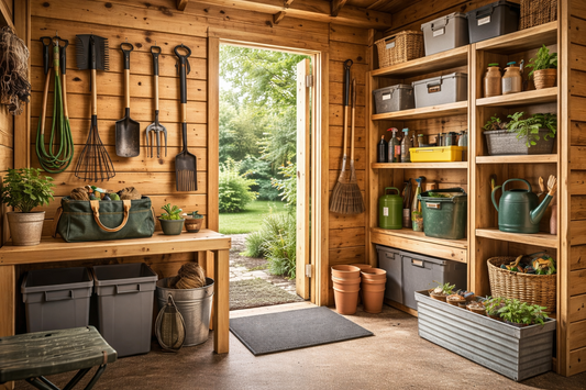 How to Organize a Small Garden Shed Without Buying More Space