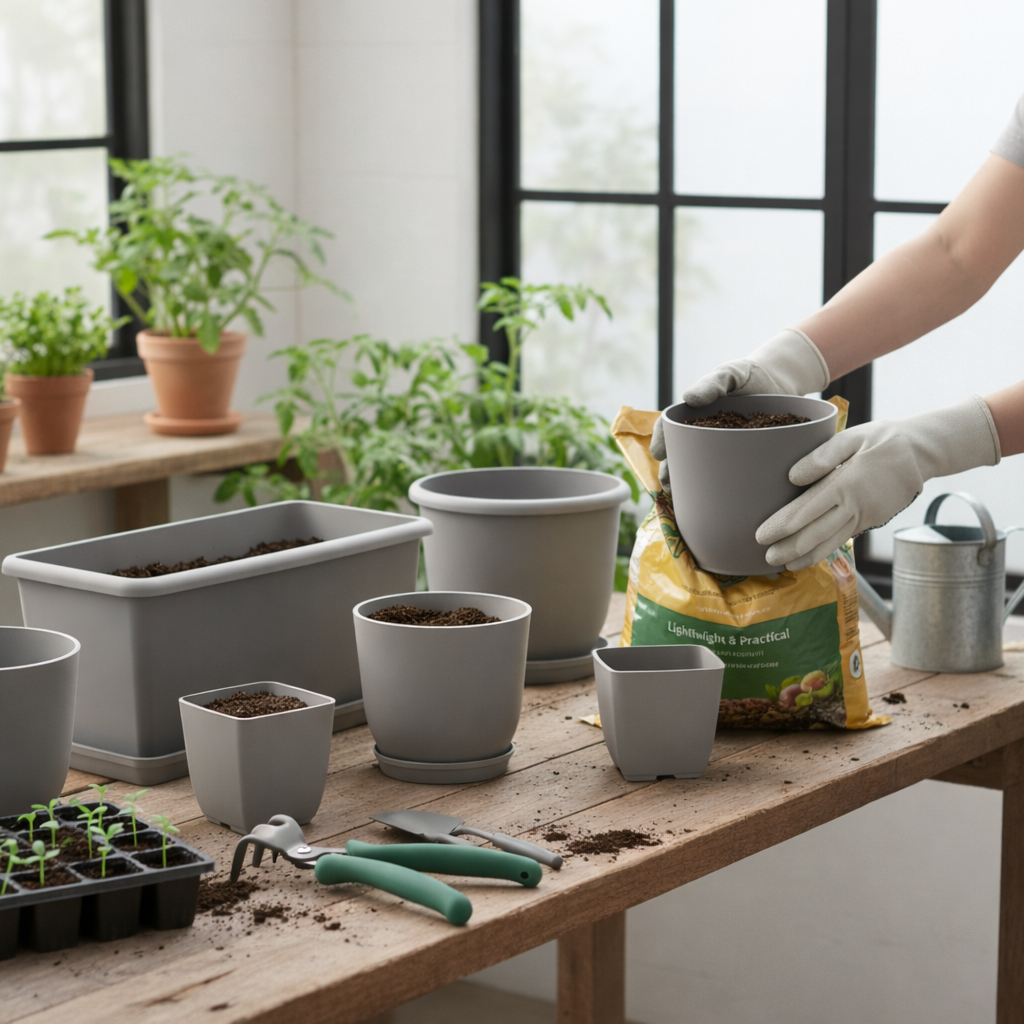Plastic & Lightweight Pots