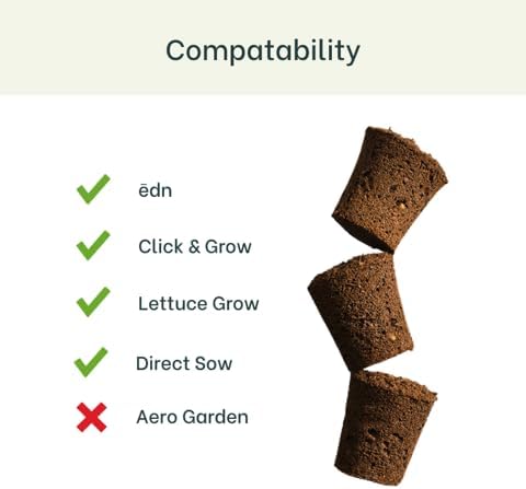 Grow Your Own Seed Pod - Complete Seed Pod Plugs with Plant Food (add Your own Seeds) - 10 Pods for Hydroponic Gardens, Click and Grow, Lettuce Grow and Outdoor Gardens