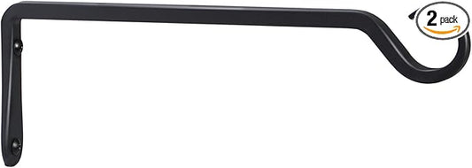 12inch Plant Hanger, Sturdy Hanging Plant Hangers Outdoor, Bird Feeder Hanger for Bird Feeders, Planters, Lanterns, Wind Chimes Indoor Outdoor, Upgrade Black