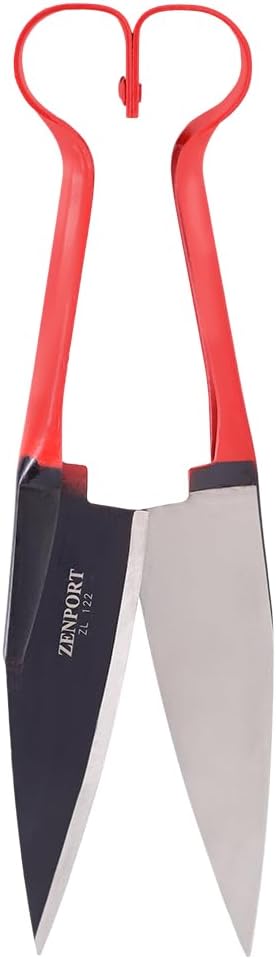 Zenport ZL122 Heavy Duty Onion/Sheep Shear, 6.5-Inch Carbon Steel Blade, 13-Inch Long