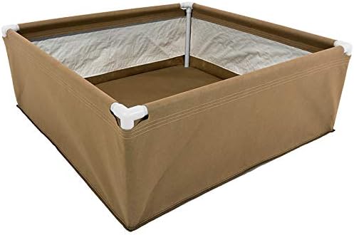 Grassroots Fabric Pots 4' x 4' Living Soil Raised Bed