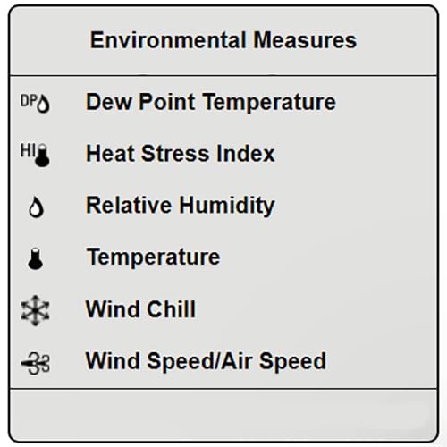Kestrel 3000 Pocket Weather Meter / Heat Stress Monitor, Orange