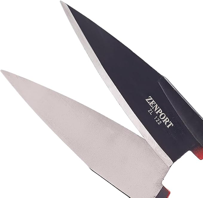 Zenport ZL122 Heavy Duty Onion/Sheep Shear, 6.5-Inch Carbon Steel Blade, 13-Inch Long
