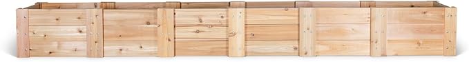 Infinite Cedar Premium Cedar Raised Garden Bed (2' x 12' x 16.5" H)