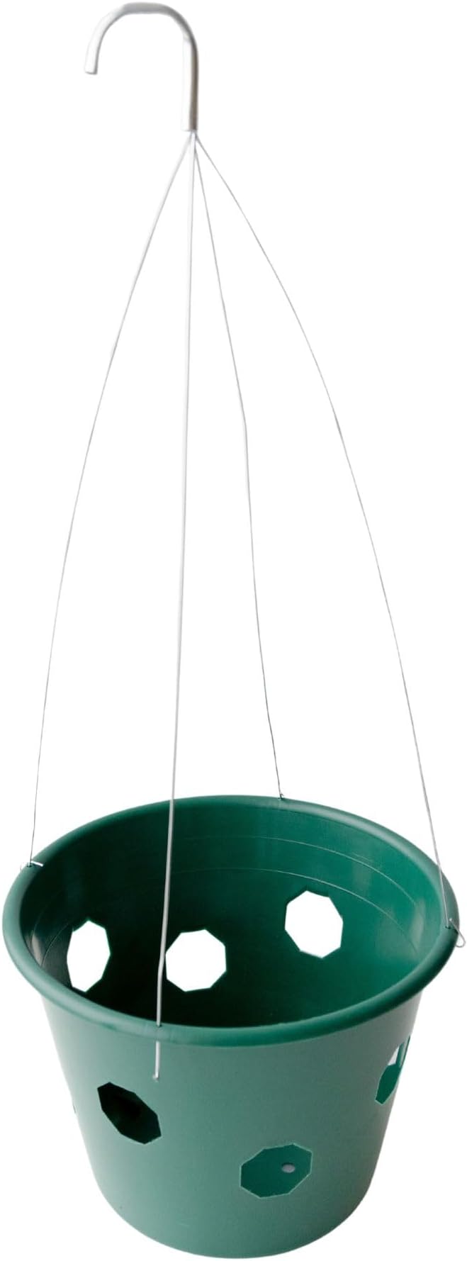 Bloom Master Hanging Baskets - 2 Gallon (1 Pack) - Hanging Planters for Outdoor Plants - Use as a Hanging Flower Basket, Strawberry Planter, Herb Planter, & More - Hanging Pots for Plants Outdoor
