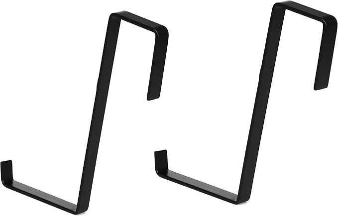 BIRDROCK HOME 2pk Metal Railing Planter - Black Balcony Flower Box - Deck Rail Boxes - House Apartment Plant Pot