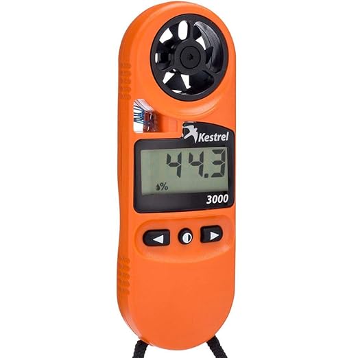 Kestrel 3000 Pocket Weather Meter / Heat Stress Monitor, Orange