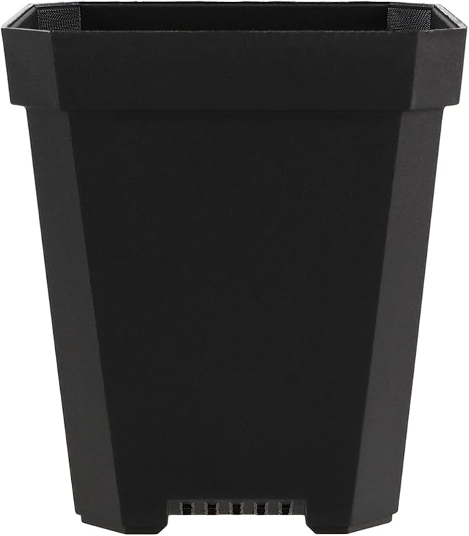 120 Pack 3 Inch Small Square Nursery Pot, Black Plant Pot with Drainage Holes, Seedling Planter Plastic Nursery Pots Bulk for Succulents Cuttings Transplanting