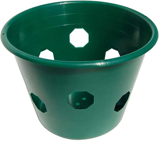 Bloom Master Hanging Baskets - 2 Gallon (1 Pack) - Hanging Planters for Outdoor Plants - Use as a Hanging Flower Basket, Strawberry Planter, Herb Planter, & More - Hanging Pots for Plants Outdoor