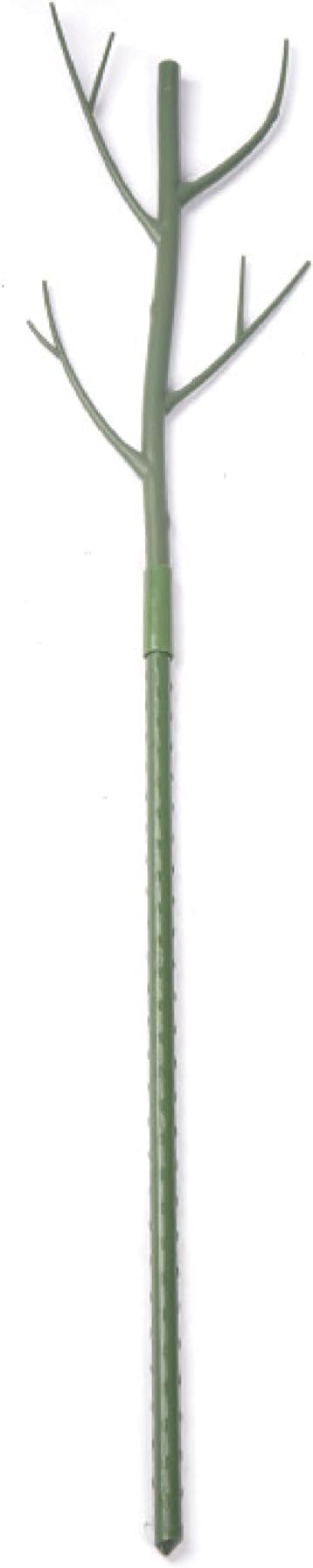 GardenPal 27.56" 6 Pack Detachable Twig Plant Support Stakes, Branch Sticks with Orchid Clips and Twist Ties, Blends with Plants - Ideal Plant Stakes for Indoor/Outdoor Use