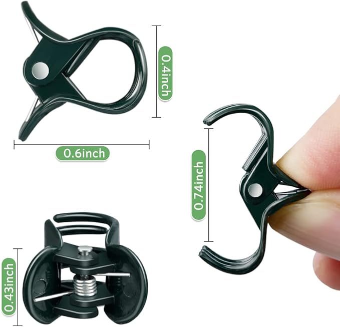 Orchid Clips, ARRITZ 100pcs Garden Plant Clips for Vines Flowers Keep Stems Vines Flowers Grow Upright