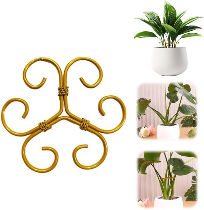 Monstera Plant Support Durable Stabilizer Grapple Holder,Plant Accessories Stable Plant Stem Support Stakes for Outdoor & Indoor Growing Climbing Plant Care Thriving Growth (3, Heart)