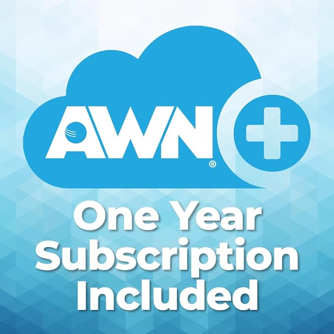 Ambient Weather WS-5000 Ultrasonic Smart Weather Station with AWN+ Included