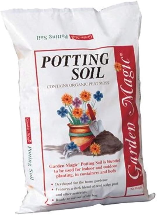 Michigan Peat 5720 Garden Magic General Purpose Potting Soil Mix for Indoor Outdoor Planter Container Gardening, 20 Pound Bag (10 Pack)