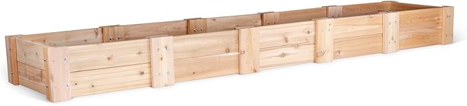 Infinite Cedar Premium Cedar Raised Garden Bed (2' x 10' x 11" H)