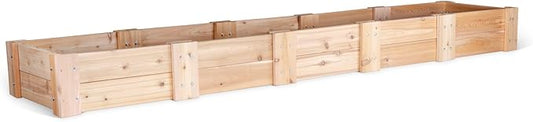 Infinite Cedar Premium Cedar Raised Garden Bed (2' x 10' x 11" H)