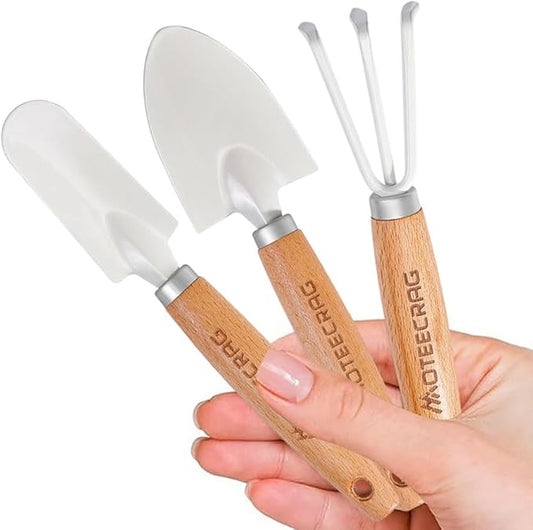 Kids Gardening Tools Set Mini Gardening Tools for Children with Small Shovel, Trowel and Rake, Inspire a Love for Nature