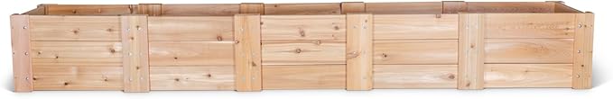 Infinite Cedar Premium Cedar Raised Garden Bed (2' x 10' x 16.5" H)