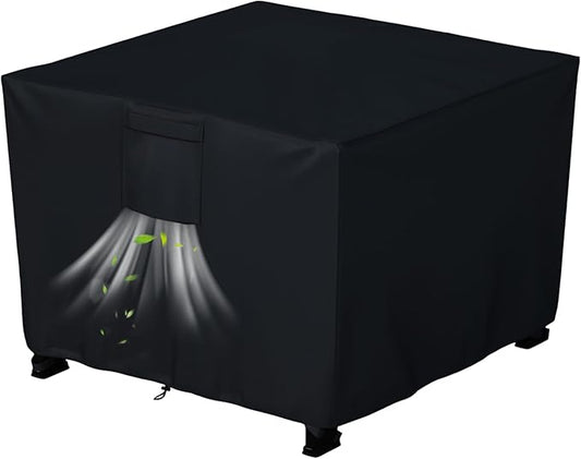 Chinchilla Heavy Duty 32 Inch Square Fire Pit Cover - 100% Waterproof & Weatherproof, Durable All-Season Protection for 29/30/31/32 Inch Propane Fire Pits and Tables