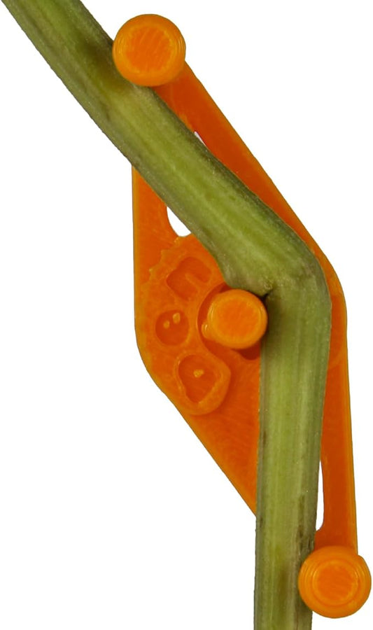 Bendies LST Plant Training Clips 50 Pack - v2.0 Adjustable Low Stress Support Clips for Stem Bending, Grow Tent, Plant Ties & Gardening Accessories