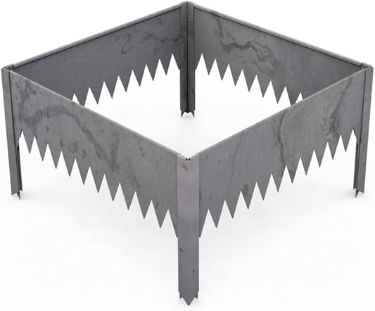 Edge Right - Raised Garden Bed Kit - COR-Ten Steel (8" COR-Ten Steel, 2 FT x 2 FT)