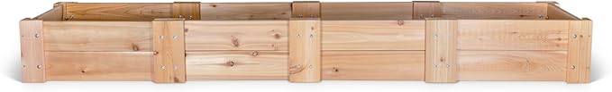 Infinite Cedar Premium Cedar Raised Garden Bed (2' x 8' x 11" H)