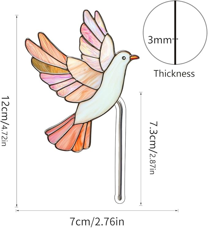 Hanging Planters for Indoor Outdoor Plants – Hummingbird Design Hanging Plant Pots, Rustic Farmhouse Garden Decor for Porch Balcony Yard, Decorative Flower Baskets & Unique Gifts for Mom (18)