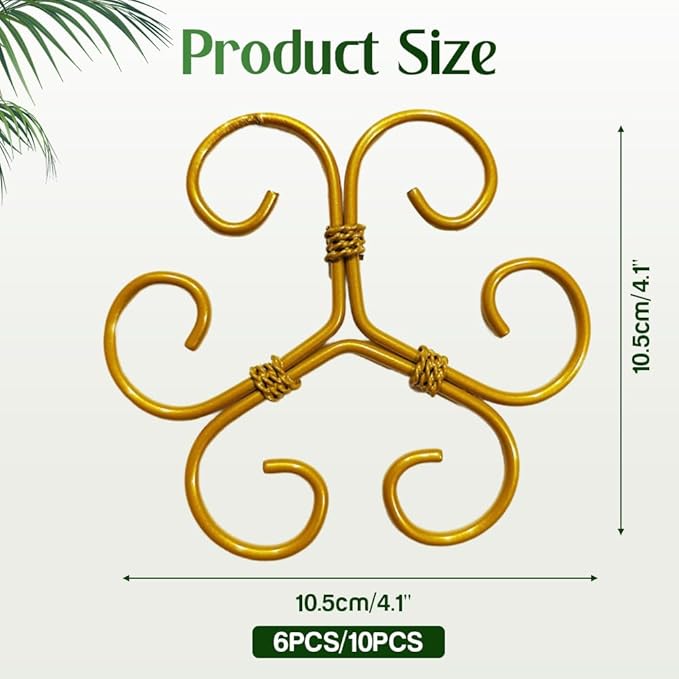 Monstera Plant Support Durable Stabilizer Grapple Holder,Plant Accessories Stable Plant Stem Support Stakes for Outdoor & Indoor Growing Climbing Plant Care Thriving Growth (1, Heart)