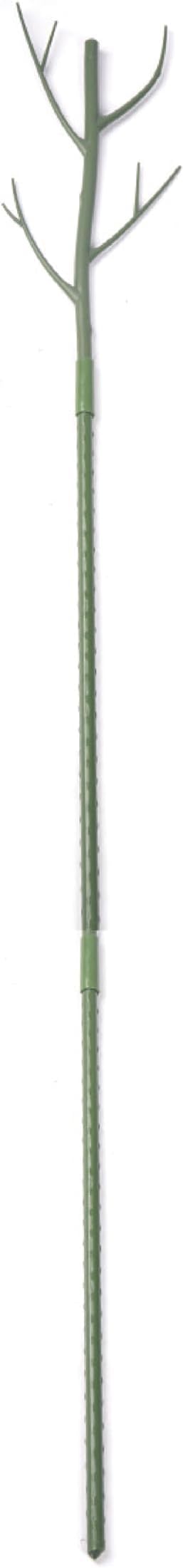 GardenPal 43.3" 6 Pack Detachable Twig Plant Support Stakes, Branch Sticks with Orchid Clips and Twist Ties, Blends with Plants - Ideal Plant Stakes for Indoor/Outdoor Use