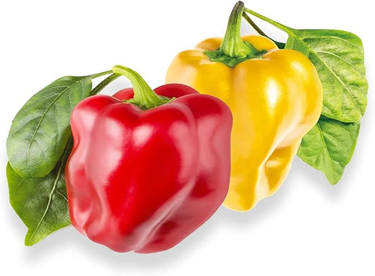 Mini Belle Pepper Mix - Complete Seed Pod Plugs with Plant Food - 10 Pods for Hyrdoponic Gardens, Click and Grow, Lettuce Grow and Outdoor Gardens