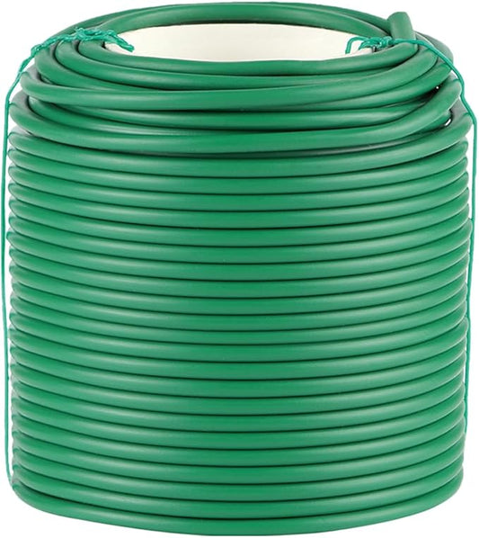 QenFree Soft Plant Ties, 164ft Garden Wire, 3.5mm Flexible Garden Ties for Climbing Plants, Tomato, Vines Plant, Flowers, Roses Plant Support