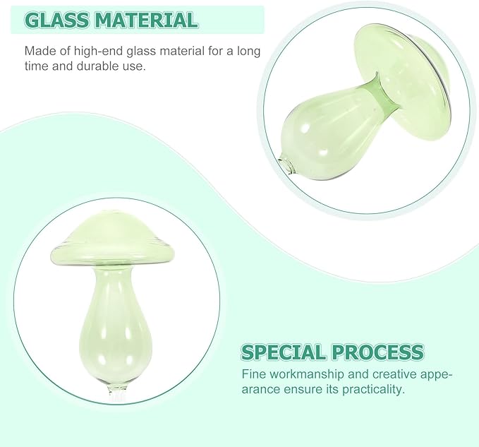 Mushroom Self Watering Bulbs Plant Watering Globes for Indoor Outdoor Garden Dropper Suitable for Potted Plants and Greenhouse Use Random Color Random Color