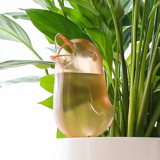 2 Pack Bird Automatic Plant Waterers - Self Watering Spikes for Indoor/Outdoor Potted Plants, Vacation Plant Watering Devices with Slow Release Design, Bird Shaped Watering Stakes