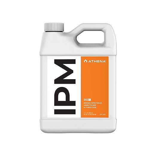 Athena IPM All-in-One Pest Control - Broad Spectrum Fungicide & Insecticide for Plants, Spider Mite & Powdery Mildew Control – 32 oz