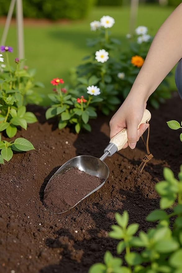 Soil Scoop Multipurpose Garden Scoop for Potting, Transplanting and Outdoor Use in Shop, Bar, Restaurant, Kitchen, Tea Shop