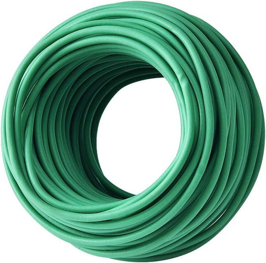 PGarden-EZ Green Soft Twist Tie Tomato Plant Tie TPR Garden Supply, for Supporting Plants and Home Organizing (65.6 feet/20 Meters)