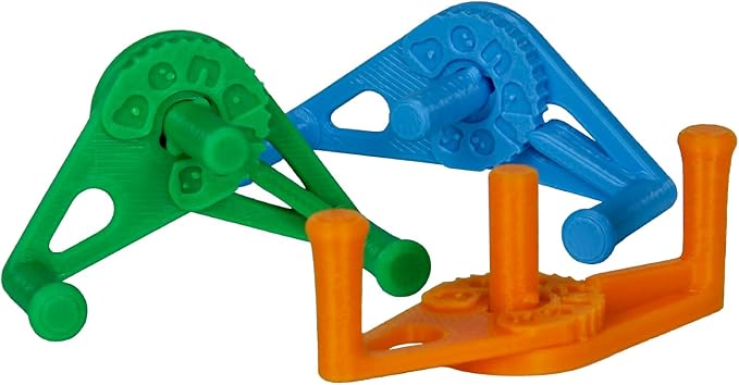 Bendies LST Plant Training Clips 50 Pack Blue - v2.0 Adjustable Low Stress Support Clips for Stem Bending, Grow Tent, Plant Ties & Gardening Accessories