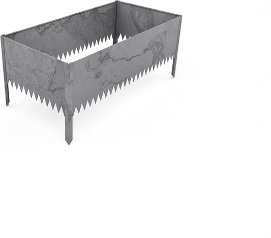 Edge Right - Raised Garden Bed Kit - COR-Ten Steel (14" COR-Ten Steel, 2 FT x 4 FT)