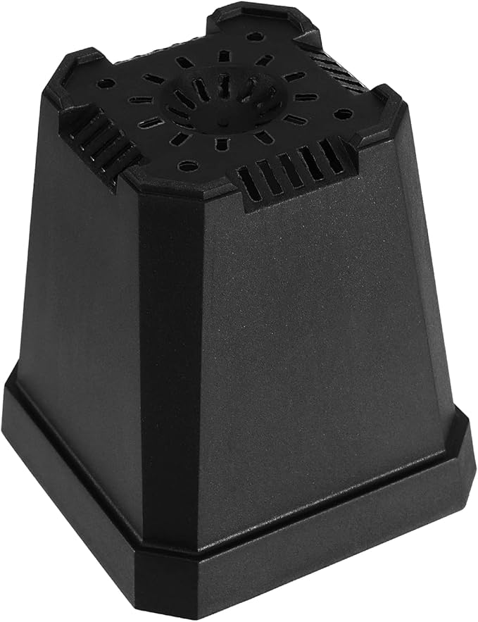 120 Pack 3 Inch Small Square Nursery Pot, Black Plant Pot with Drainage Holes, Seedling Planter Plastic Nursery Pots Bulk for Succulents Cuttings Transplanting