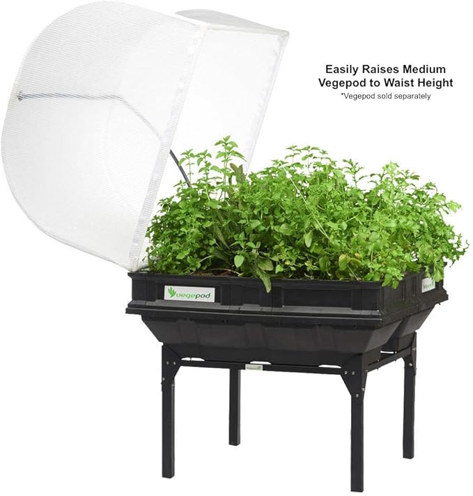 vegepod - Raised Garden Bed - Self Watering Container Garden Kit with Protective Cover, Easily Elevated to Waist Height, 2 Years Warranty (Medium, Stand)