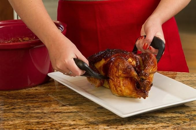 Bear Paws Meat Claws - The Original Meat Shredder Claws for Pulled Pork, USA Made - Easily Lift, Shred, Pull and Serve Pork, Chicken, Brisket and Turkey - Gift for Dad on Christmas! (Gray)