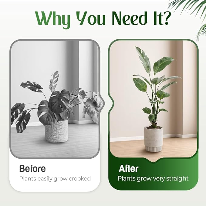 Monstera Plant Support Durable Stabilizer Grapple Holder,Plant Accessories Stable Plant Stem Support Stakes for Outdoor & Indoor Growing Climbing Plant Care Thriving Growth (1, Flower)