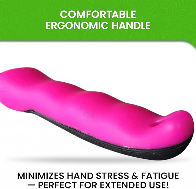 Garden Guru Super Strong Garden Trowel Hand Shovel - Stainless Steel - Rust Resistant - Ergonomic Grip - Perfect Tool for Gardening, Weeding, Transplanting and Digging in Garden Beds (Pink 2 Pack)