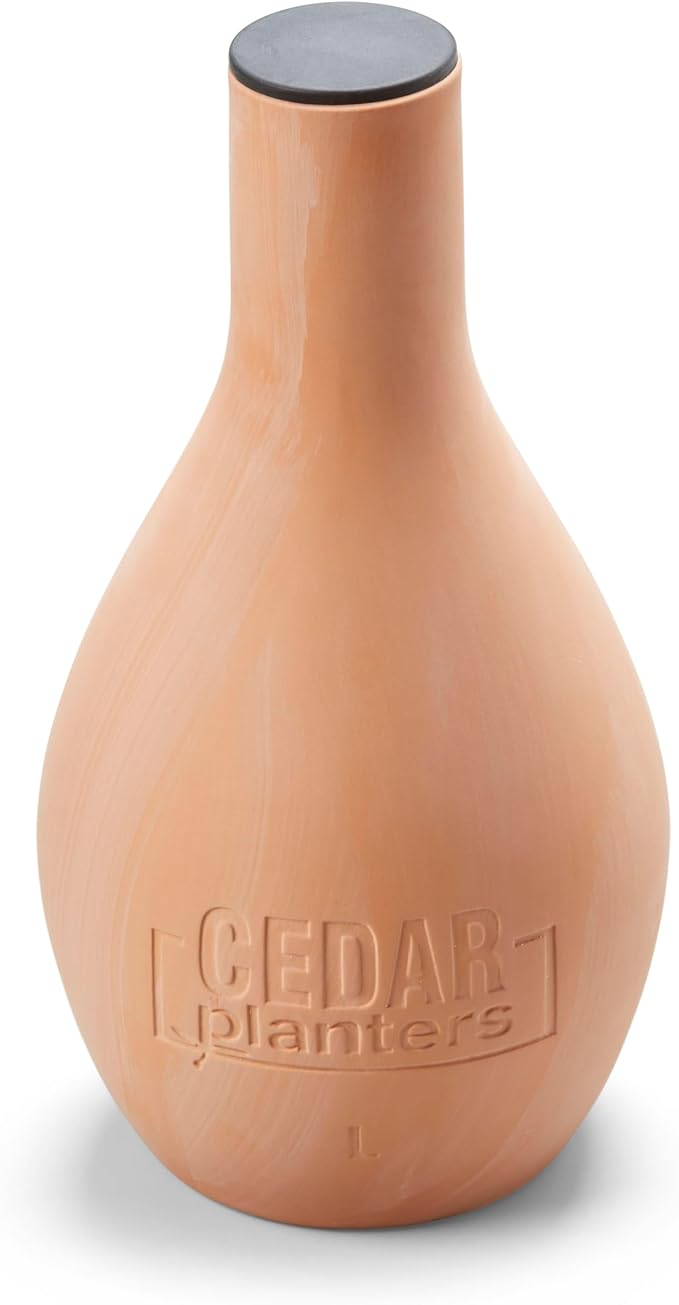 EARTH ELEVATED Self-Watering Clay Olla Pot for Raised Garden Beds and Planters (Large)