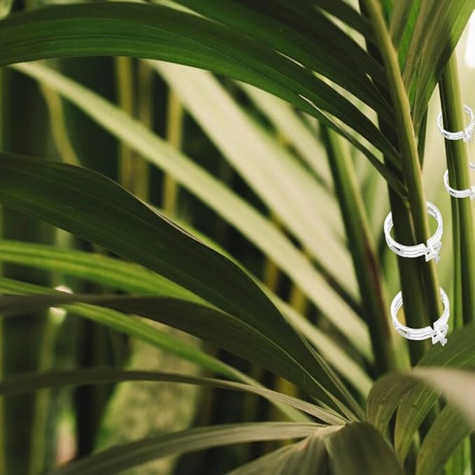 150 PCS Plant Support Clips Reusable Garden Clips, Secured Plastic Plant Clips, Tomato Support Clips for String Trellis for Climbing Plants Outdoor Indoor Plant Flowers Stem Vine Fixing Clips