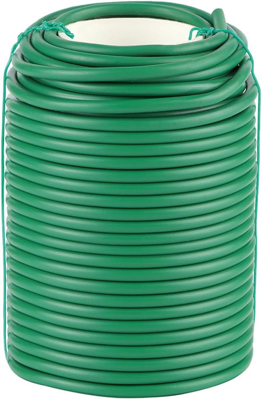 QenFree Garden Wire, 66FT Soft Plants Ties, 3.5mm Flexible Garden Ties for Climbing Plants, Vines Plant, Tomatoes, Flowers, Roses Plant Support