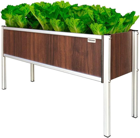 Foreman Raised Garden Bed with Legs - Outdoor Garden Box- 36" Lx12 Wx25 H Elevated Planter Box for Backyard Patio Balcony, Tosca