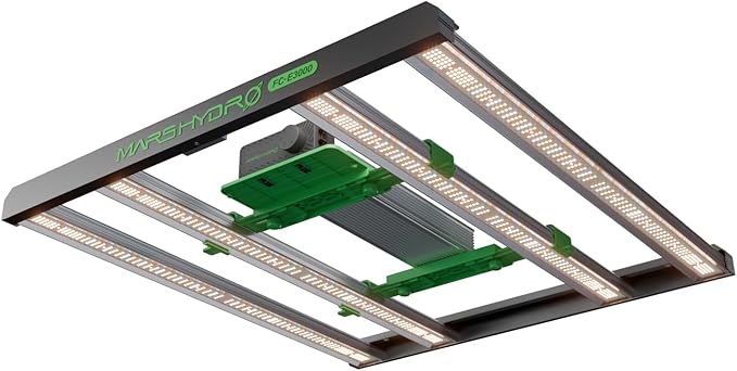 2025 New Version MARS HYDRO FC-E3000 300Watt LED Grow Light 3X3ft Full Spectrum Grow Light Bar, Smart Dimmable & Integrated Grow Lampe for Veg Bloom Flower, Achieve 2.8 umol/J