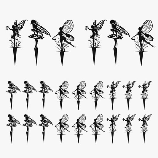 Decorative Garden Stakes, Fairy Garden Statues for Home and Garden (24)